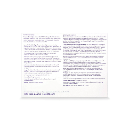 Lantus Cartridges 4 Lantus Cartridges - Image 4