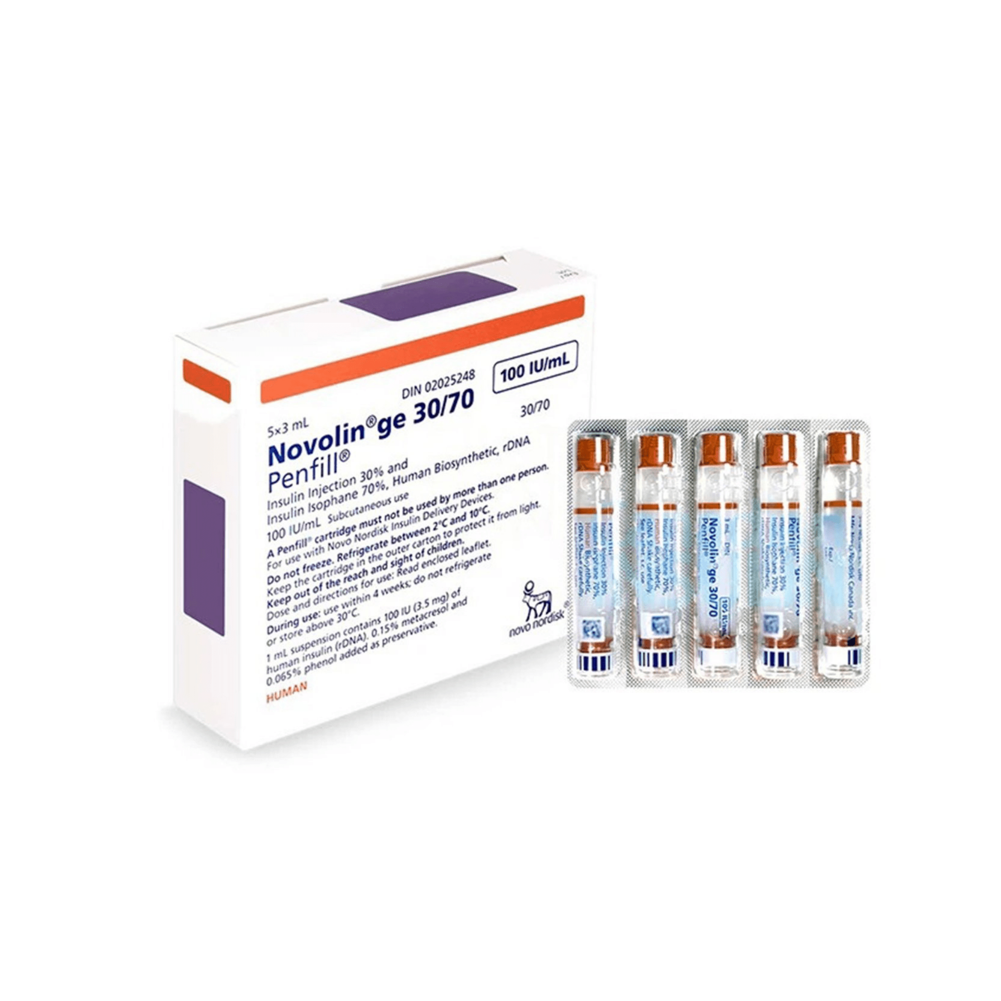 Novolin ge NPH Penfill Cartridge 1 Novolin ge NPH Penfill Cartridge