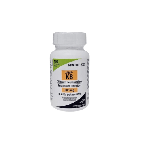 Potassium Chloride (K8)(8 mEq) 1 Potassium Chloride (K8)(8 mEq)