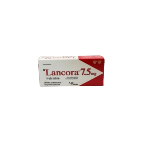 Lancora 2 Lancora 7.5mg a white and red box with red text
