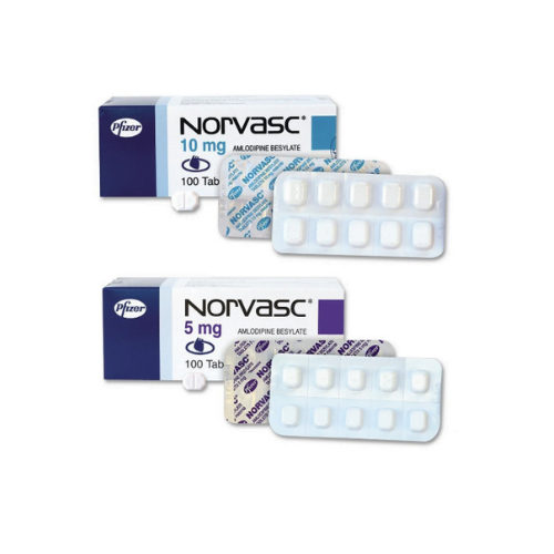 Norvasc 3 norvasc 5 mg 10 mg several tablets in a package