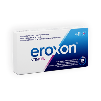 Eroxon Gel 1 are bananas good for diabetics a white box with blue and white text