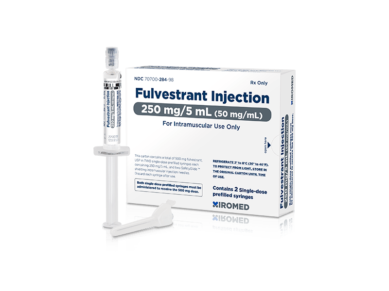 Fulvestrant 1 Fulvestrant - a syringe and a box