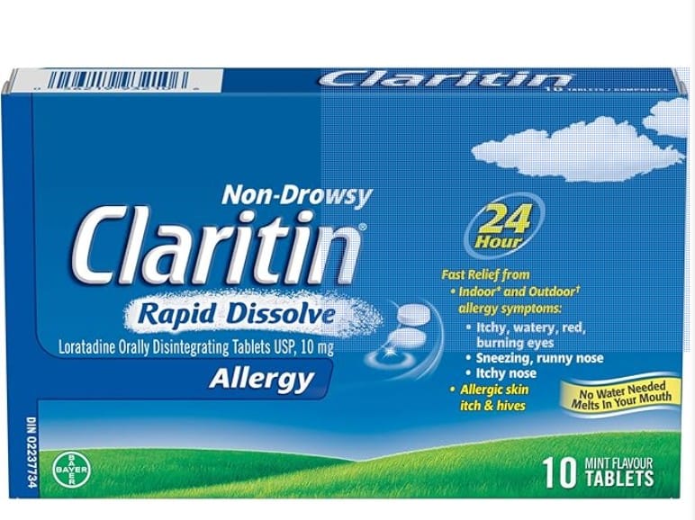 Claritin Rapid Dissolve 1 Claritin Rapid Dissolve