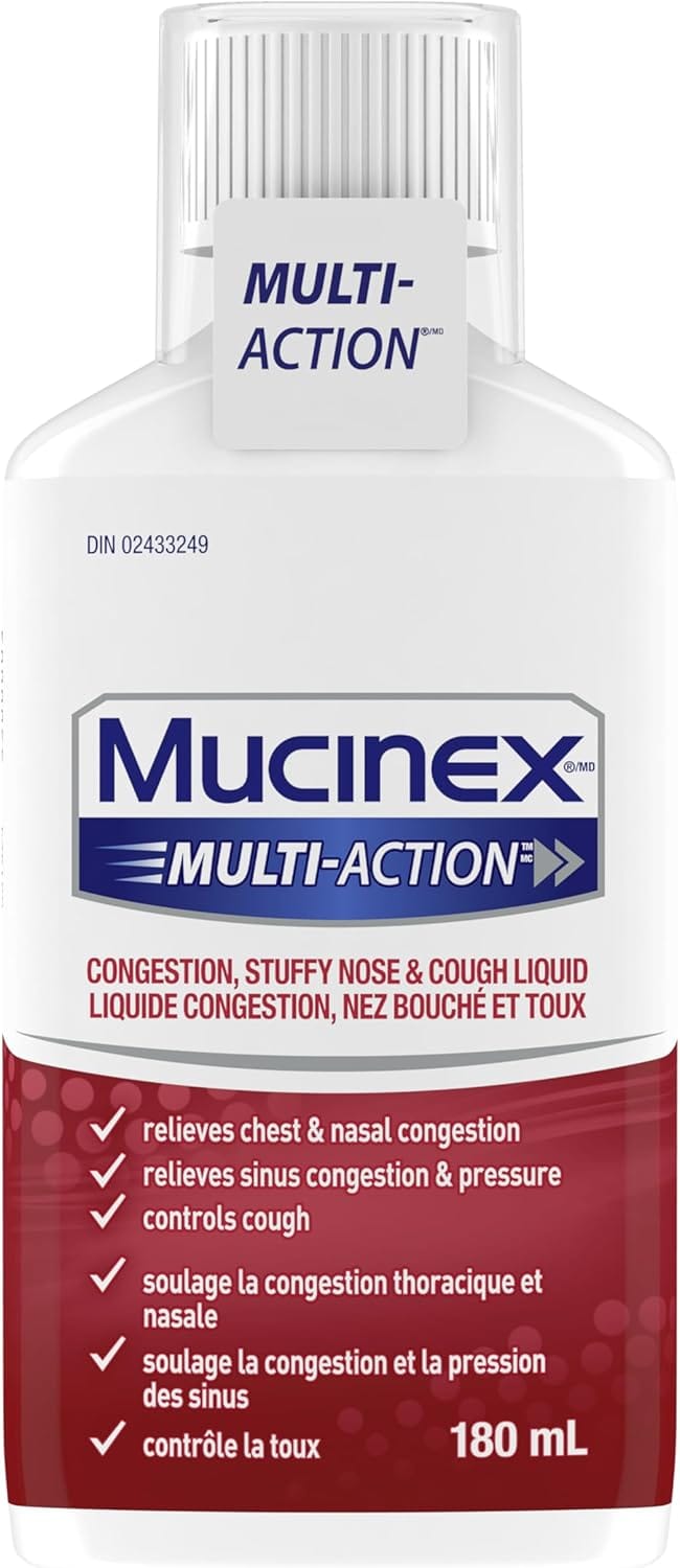 Mucinex Multi-Action Congestion, Stuffy Nose & Cough - Liquid 1 Mucinex Multi-Action Congestion, Stuffy Nose & Cough - Liquid