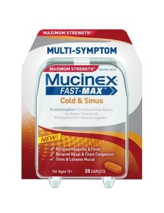 Mucinex Cold & Sinus 1 Mucinex Cold & Sinus