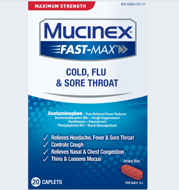 Mucinex Cold, Flu & Sore 1 Mucinex Cold, Flu & Sore
