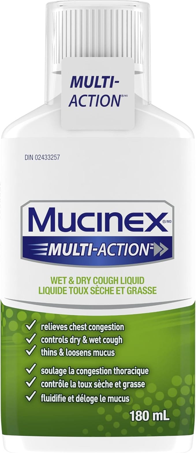 Mucinex Multi-Action Wet & Dry Cough Liquid 1 Mucinex Multi-Action Wet & Dry Cough Liquid